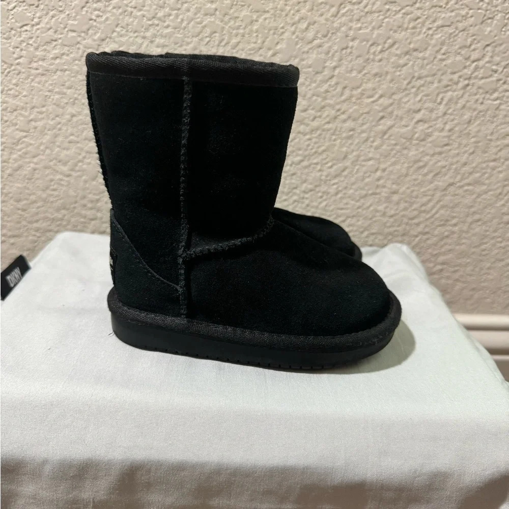 Koolaburra by UGG Kids' Koola Fashion Little Girls Boots Tdlrs 7 Black